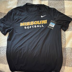 Nike Pro Fitted Missouri Softball Tee